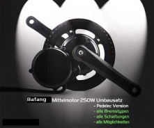 Bafang-Mittelmotor, Nachrstsatz Pedelec